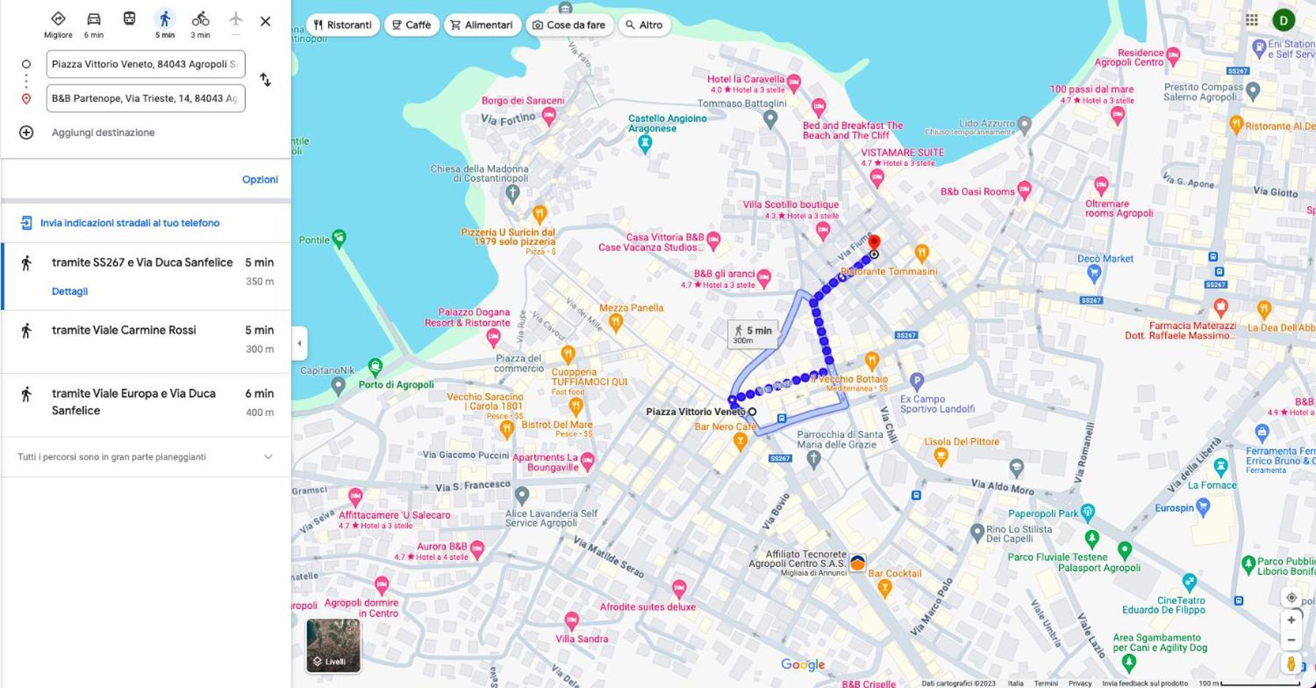 B&B Partenope Agropoli Bagian luar foto